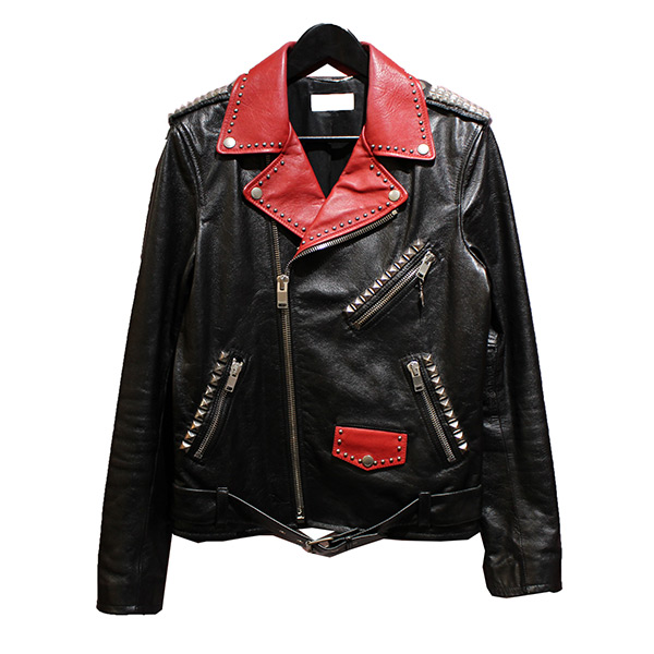 SAINT LAURENT PARIS サンローラン 本革 ライダース レザー - library 