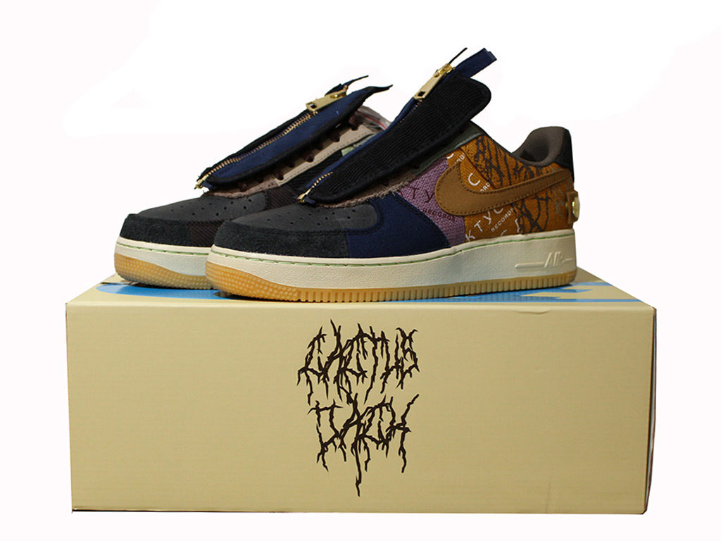 Nike Travis Scott Air Force 1 Low Cactus Jack これは偽物なの 本物 お困りのあなたへ カインドオル Kindal 青山店 ブランド古着買取 販売 通販