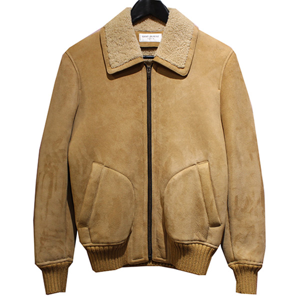 SAINT LAURENT PARIS サンローランパリ 15AW ムートンレザージャケット 