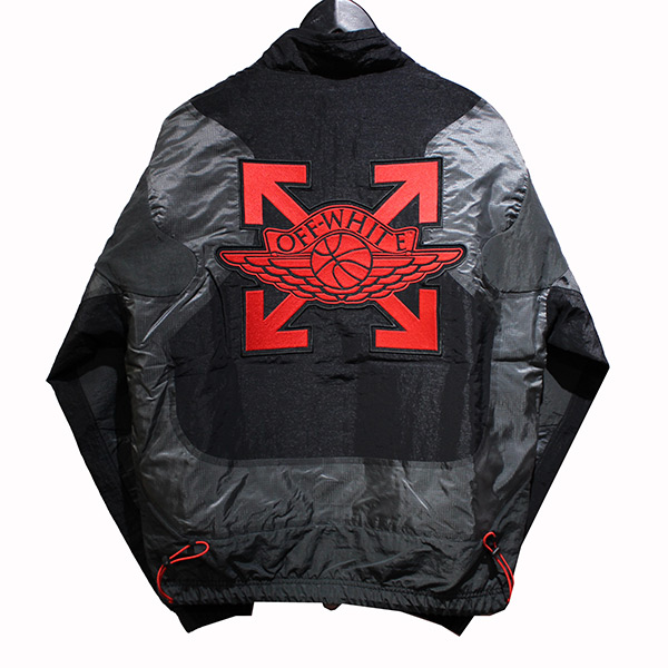 OFF-WHITE / Jordan Woven Jacket Black seven-health.com