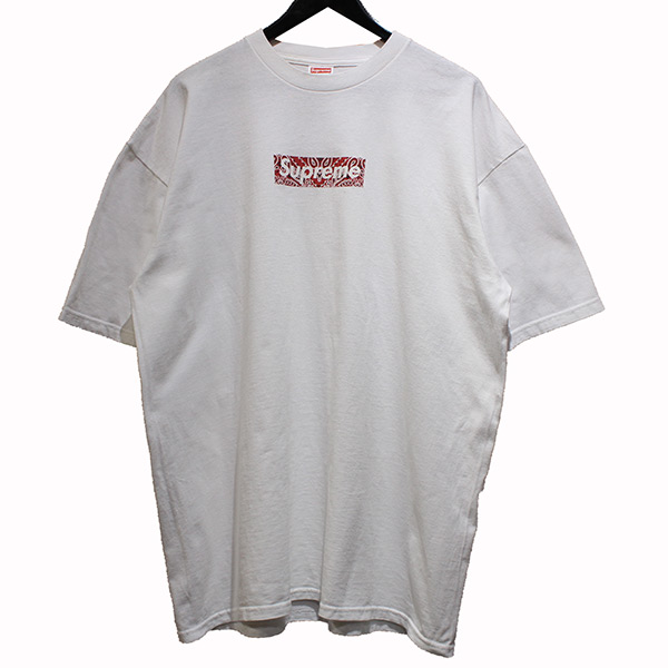 Supreme シュプリーム　Tシャツ ボックスロゴ　ペイズリー