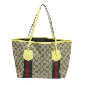 kindal 阿佐ヶ谷 グッチ GUCCI GGキャンバス シェリーライン トート