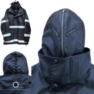 VETEMENTS 19SS Black Mask Hooded Parka clinicskin.com.br
