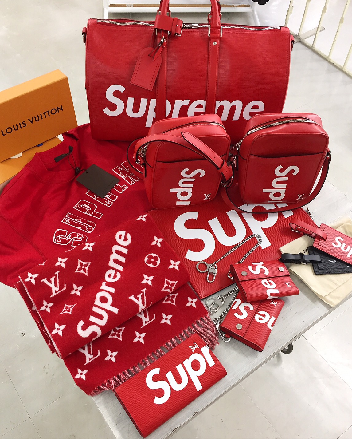 Supreme LouisVuittonミリタリージャケット