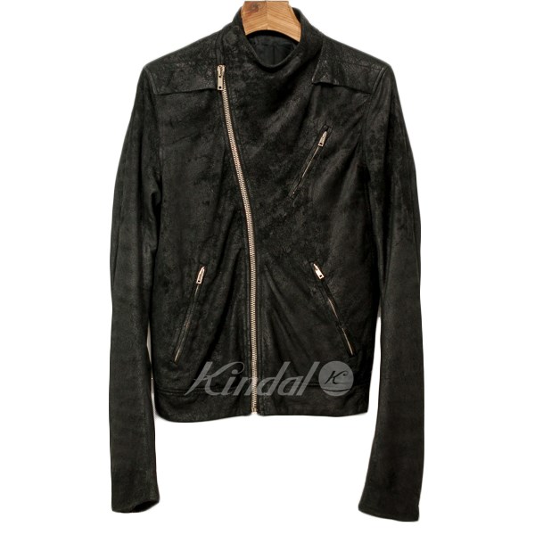 Rick Owens/リックオウエンス 2011ＳＳ SAFARI BIKER 加工レザー