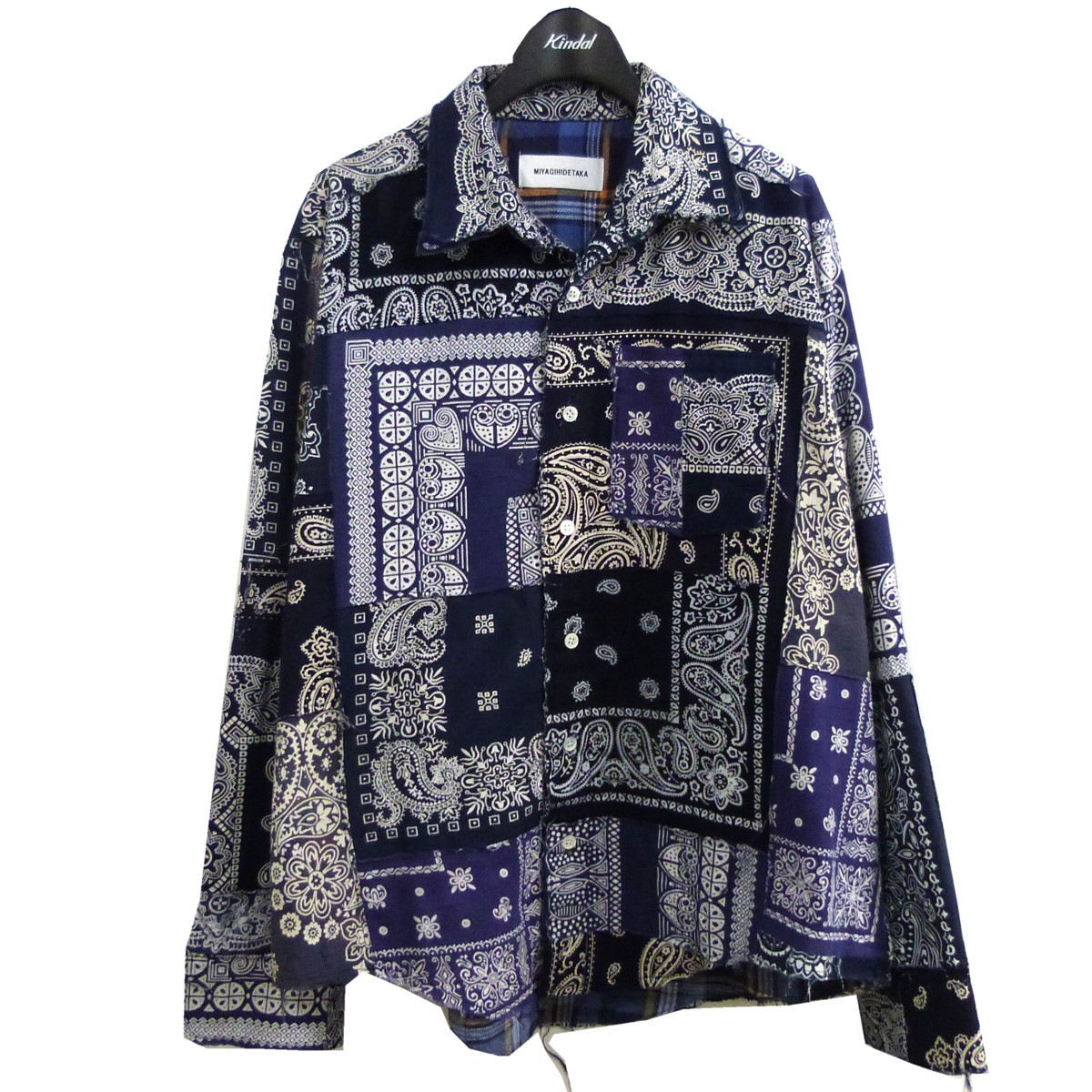 ヴィンテー sacai MIYAGIHIDETAKAミヤギヒデタカ バンダナシャツの通販 