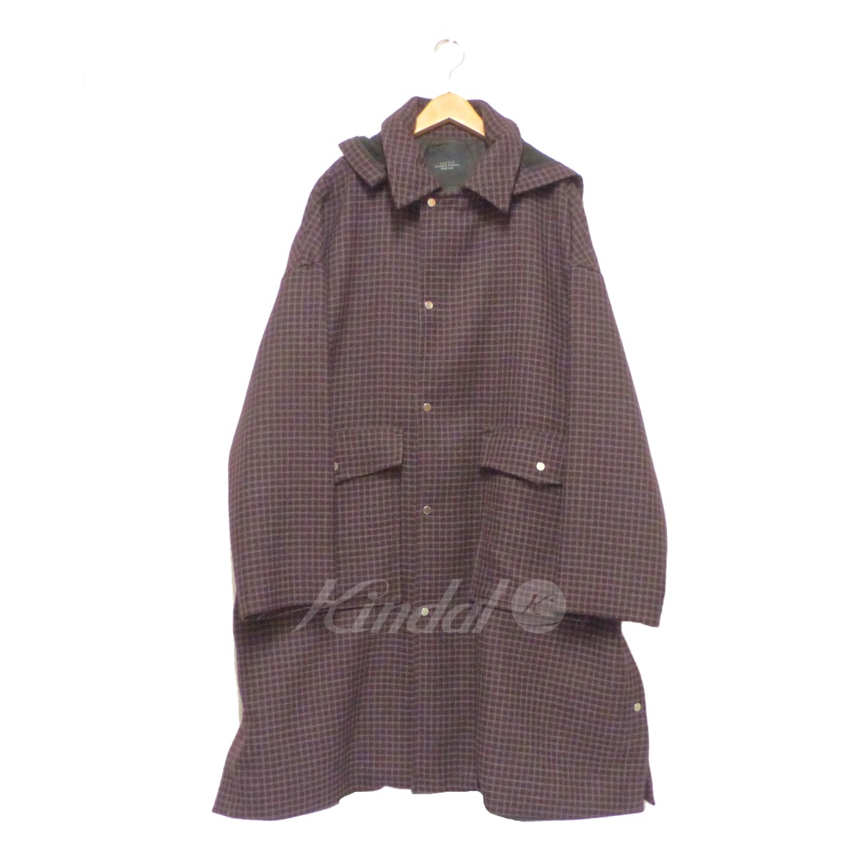UNUSED 17AW us1307 ガンクラブチェックコート 3 ニット UNUSED 17AW us1307 ガンクラブチェックコート 3 ニット