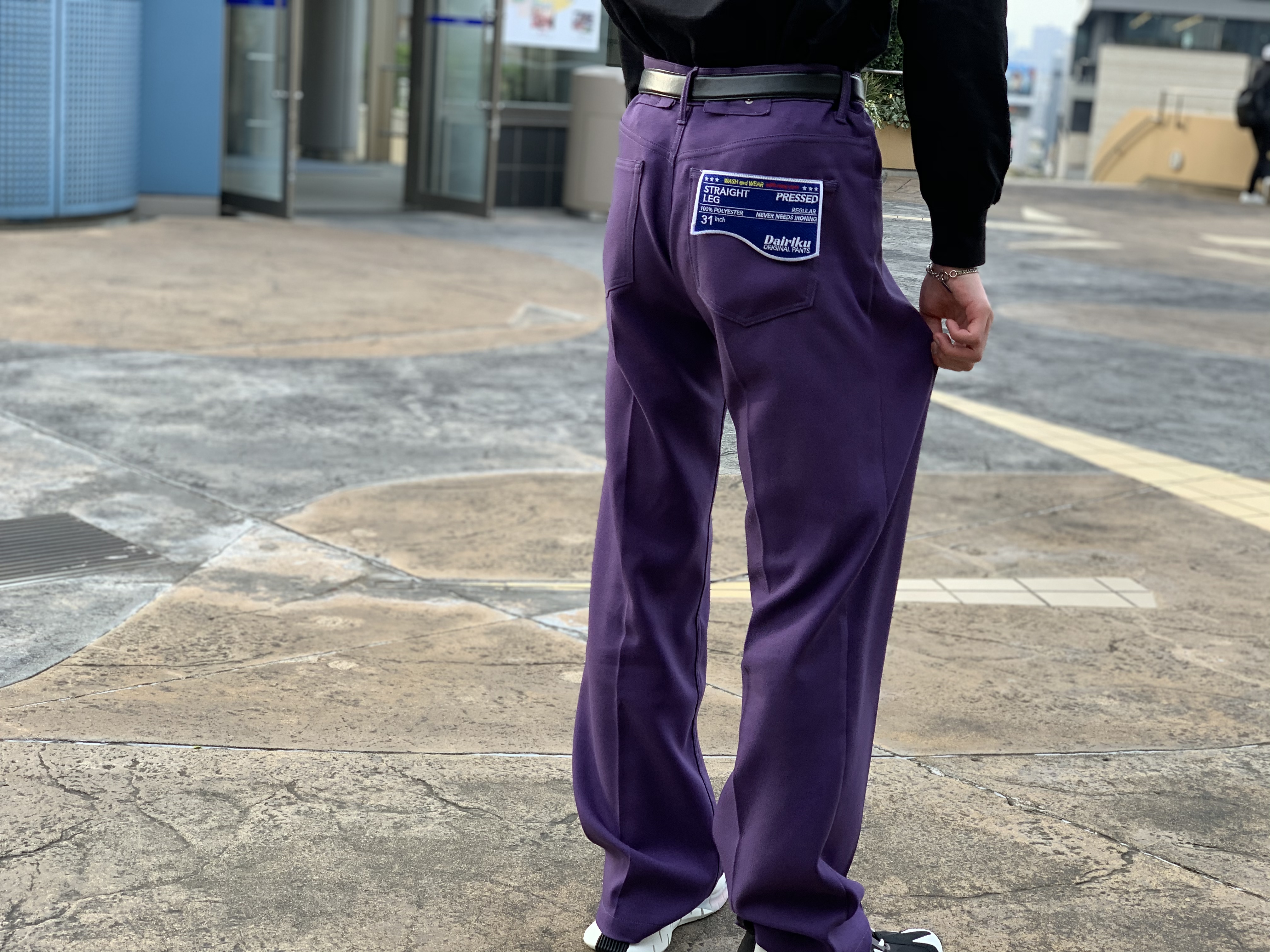 美しい dairiku Pressed 2022ss Straight Straight Pressed Pants