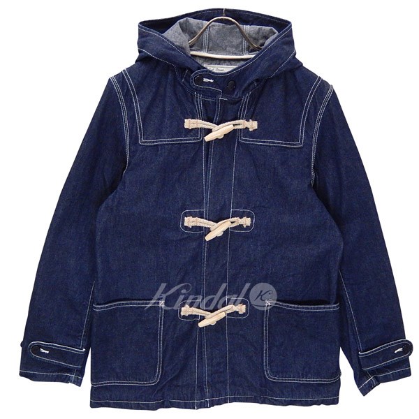 90's DENIM&Co ライナー付きデニムダッフルコート “ICE BLUE