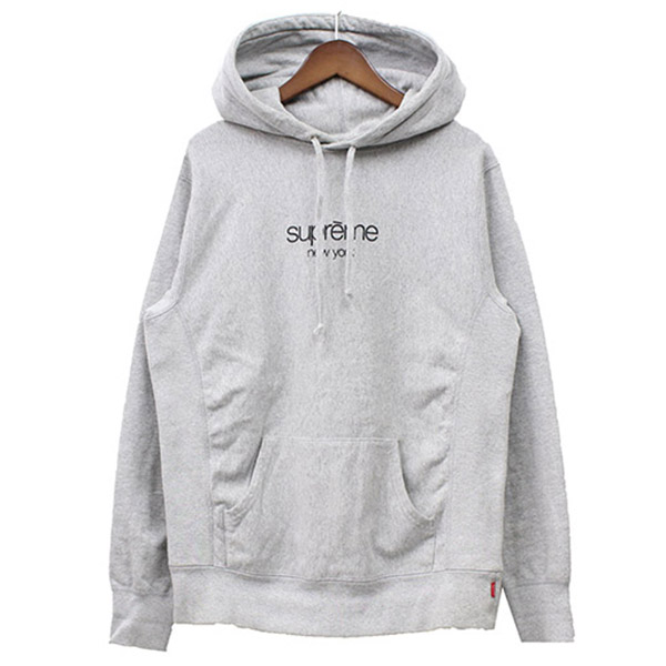 supreme classic logo hooded sweatshirt