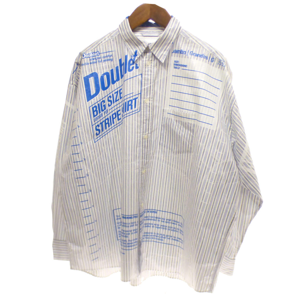 doublet プラスチックカバーシャツ