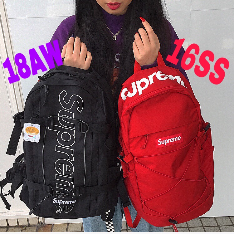 人気商品！！ Supreme 18aw backpack リュック バックパック | www