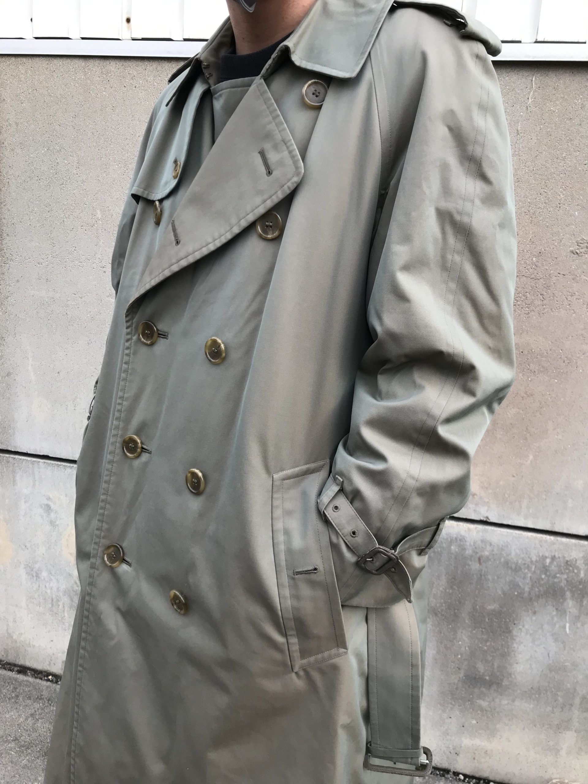 Burberrys/バーバリーズ】 TRENCH COAT/1990年製造/MADE IN ENGLAND