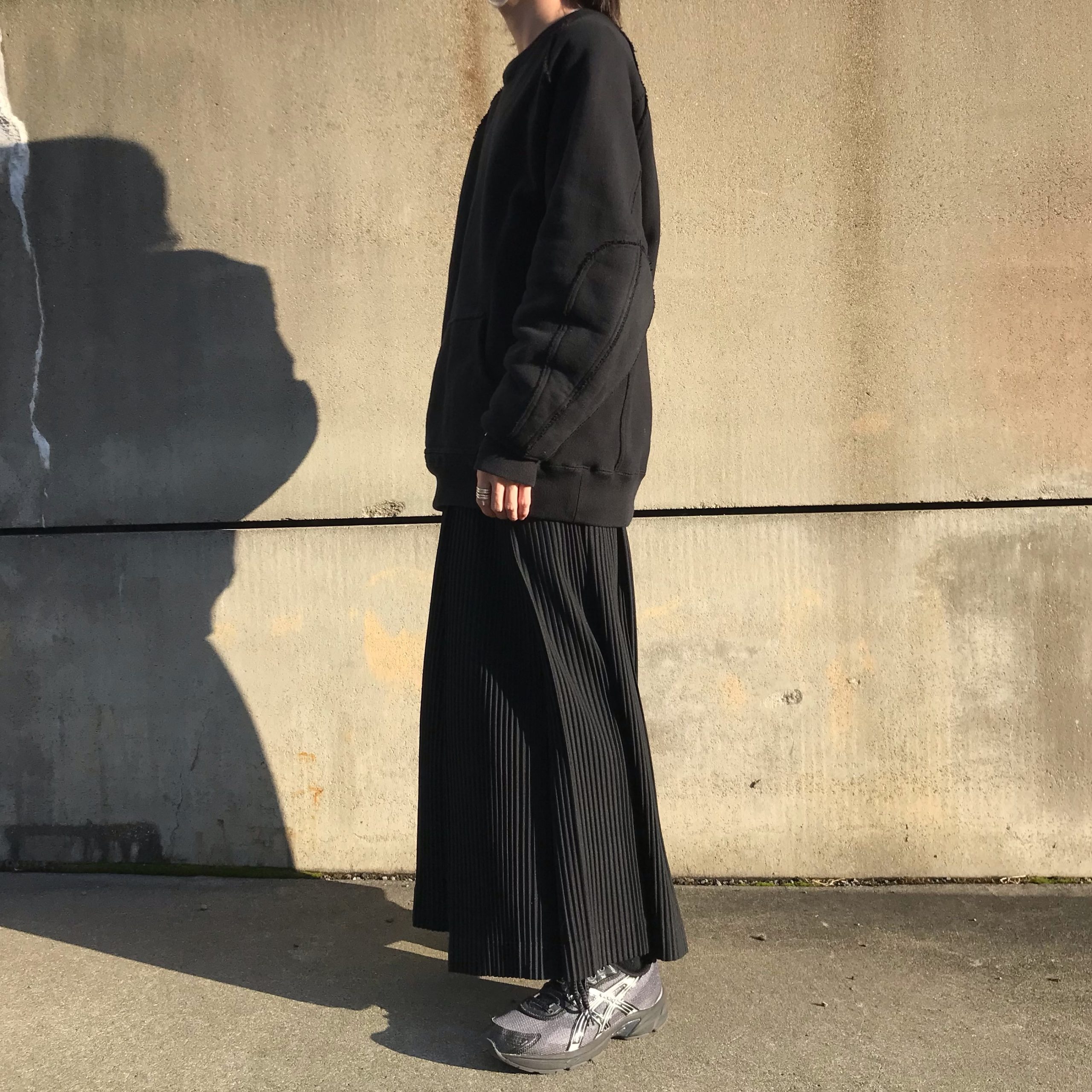 オムプリッセ やって来る イッセイミヤケ 24SS 今期セットアップ 袴  