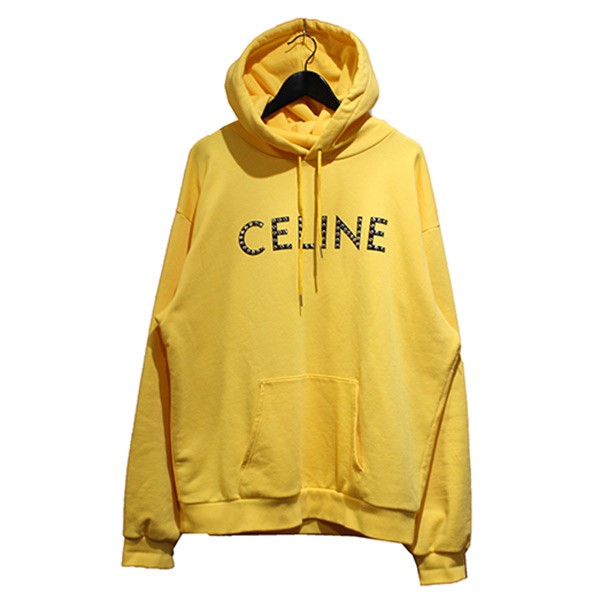 CELINE (セリーヌ) 22SS スタッズロゴ スウェット パーカー | www