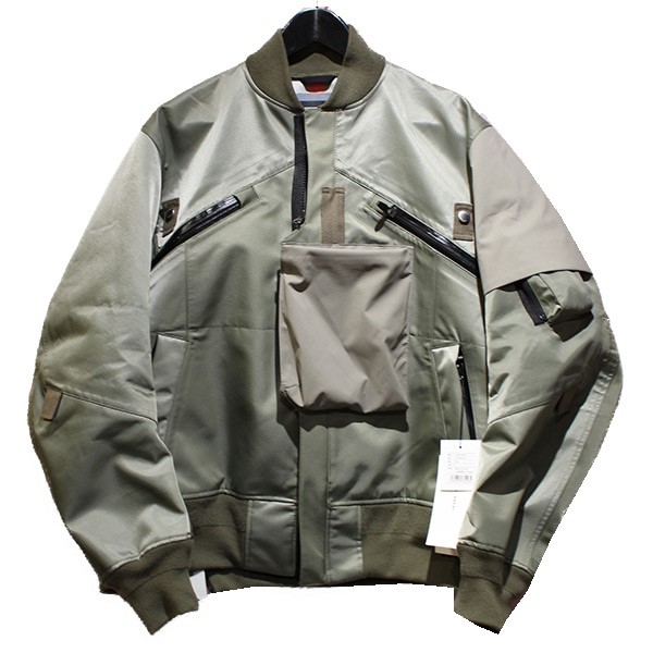 Sacai 22SS ACRONYM BOMBER JACKET アクロニウム