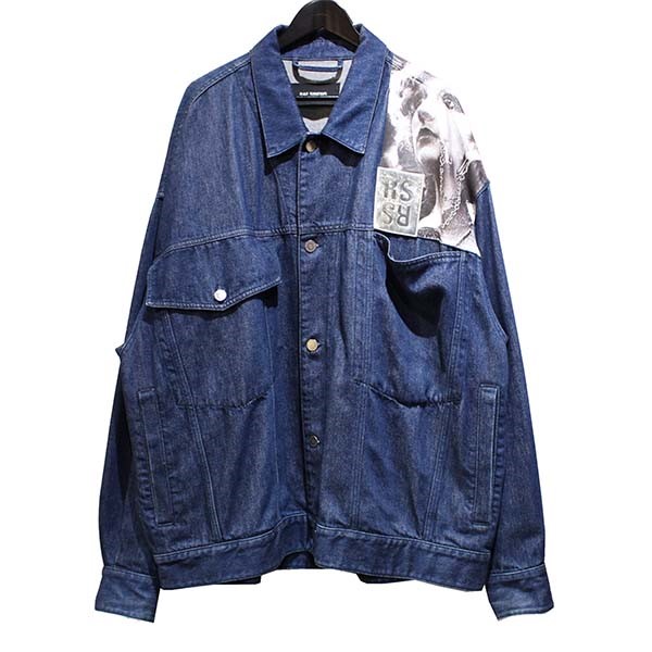 ジャケット・アウター RAF SIMONS denim patch oversize jacket Raf Simons - Oversized Denim Jacket | HBX - Globally Curated