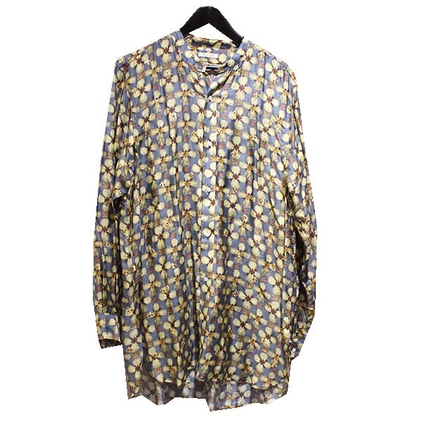 HEUGN Rob バンドカラーシャツ HEUGN（ユーゲン）バンドカラーシャツ