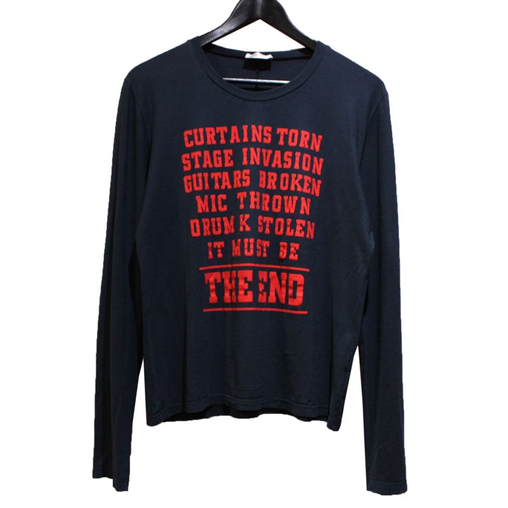 Dior Homme ディオールオム 05AW エディ期 THE END ロゴプリント T 