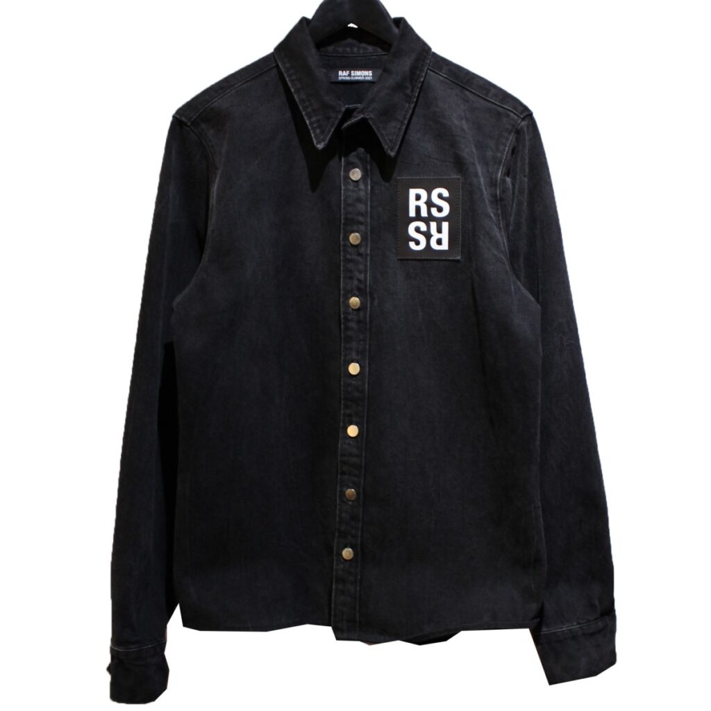RAF SIMONS ラフシモンズ 21SS SLIM FIT DENIM SHIRT スリム