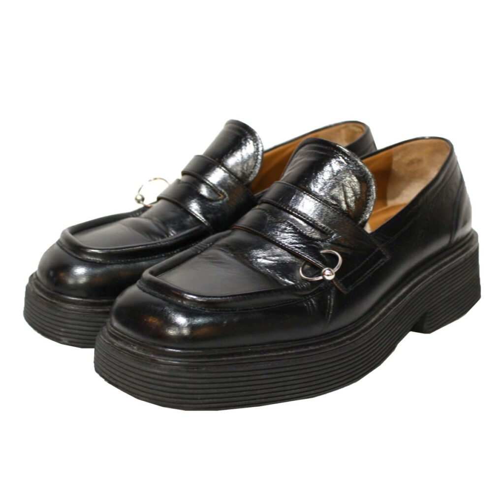 MARNI マルニ MOCCASIN SHOES モカシン シューズ レザー リング付き 