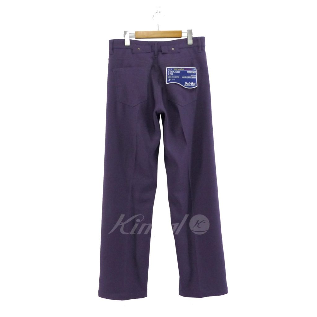 品質満点！ Poppa Big DAIRIKU Straight Slacks Wool スラックス - www ...