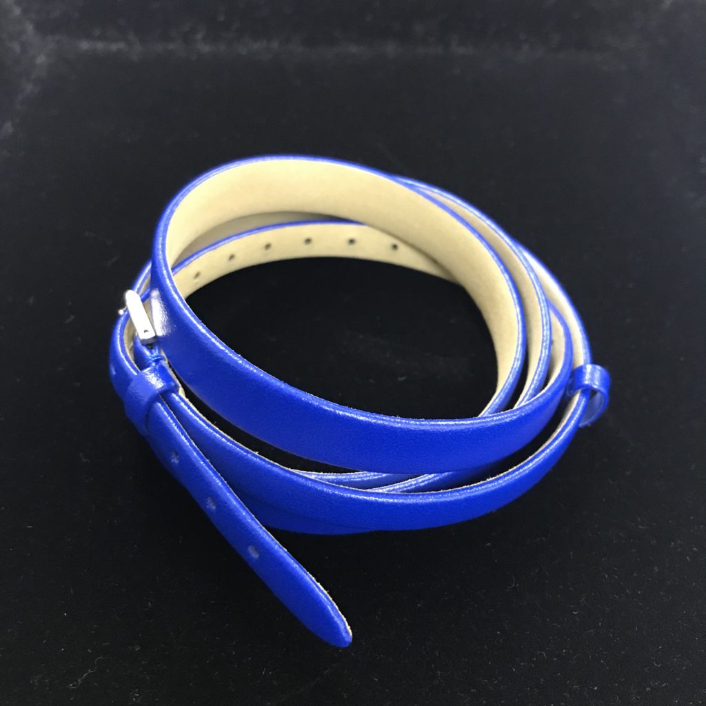 ⑪MaisonMargiela レザーブレスレット 着る