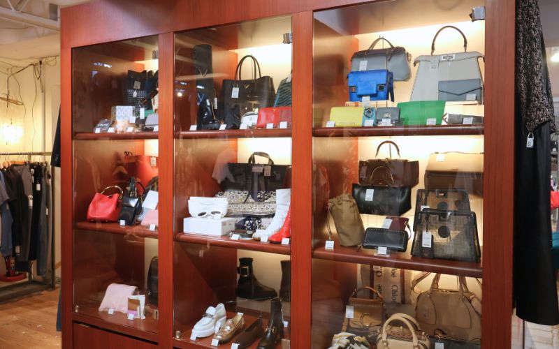 Bag Display at Kindal Horie