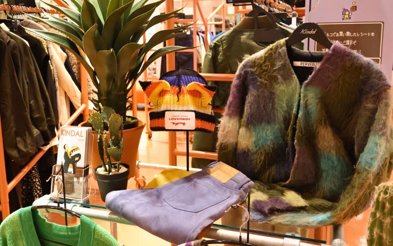 Fashion display at Kindal Nagoya PARCO