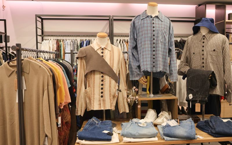 Fashion display at Kindal Minamisenba