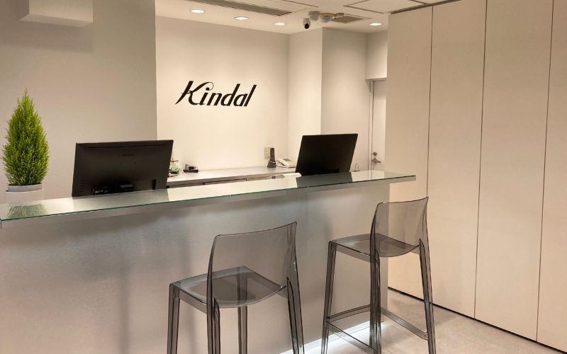 Purchase counter at Kindal Shinjuku