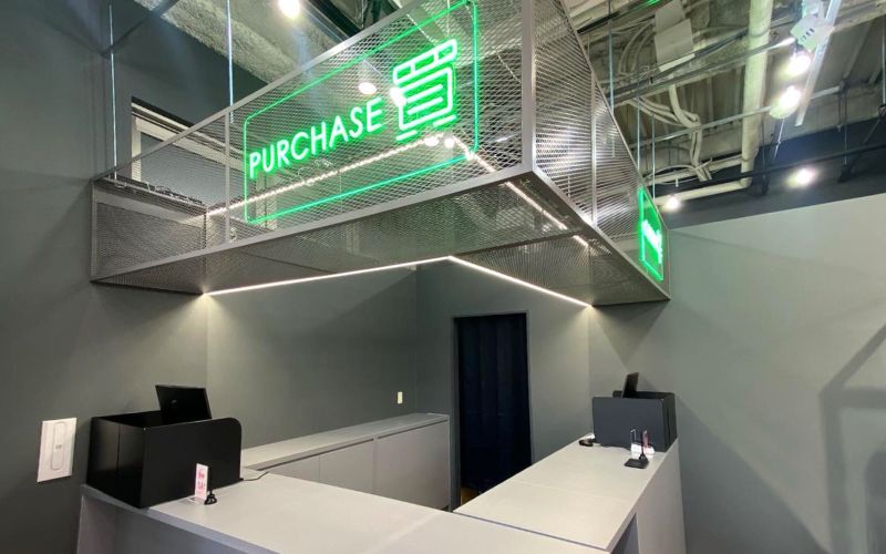 Purchase counter at Kindal Sakae SouthPeaks
