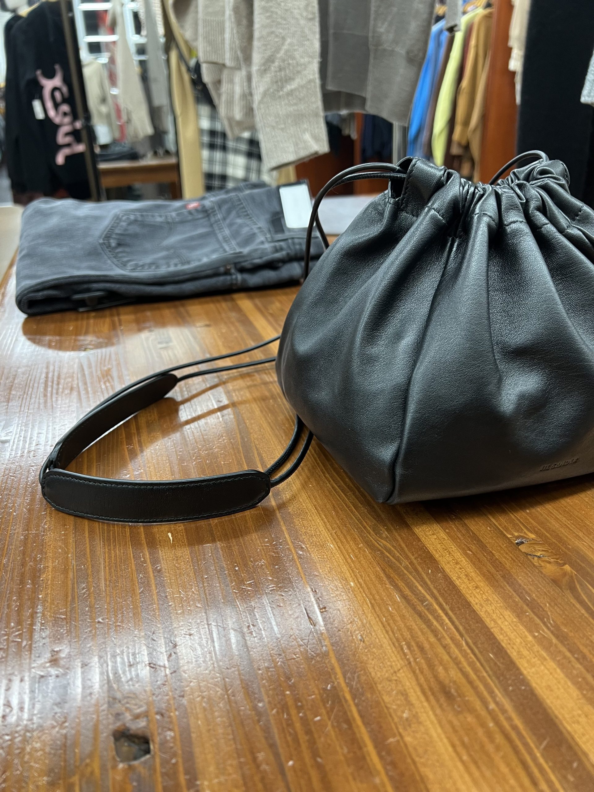 JIL SANDER/ ジルサンダー】ドローストリングバッグ【買取入荷情報 