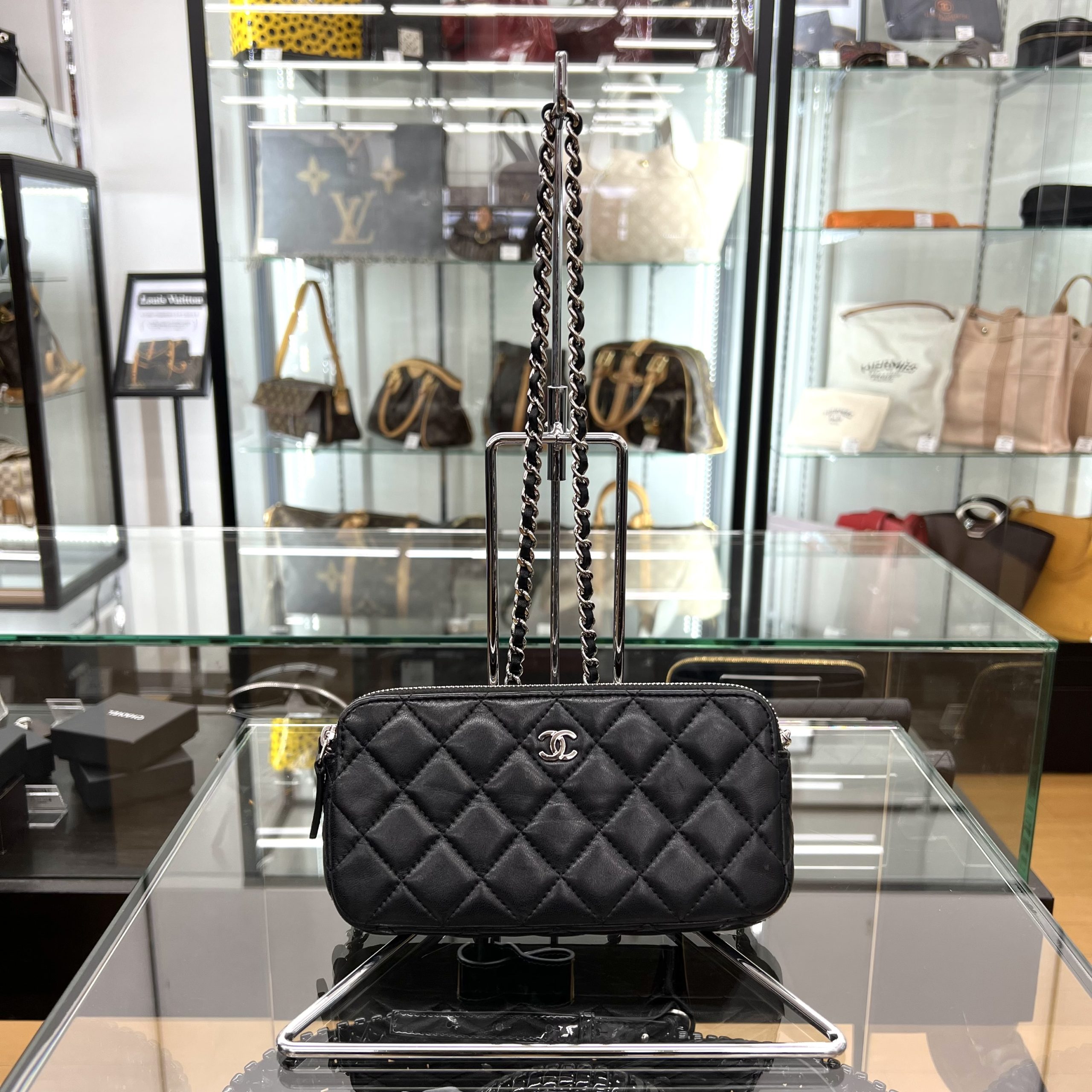 CHANEL/シャネル】マトラッセ チェーンウォレット【買取入荷情報 