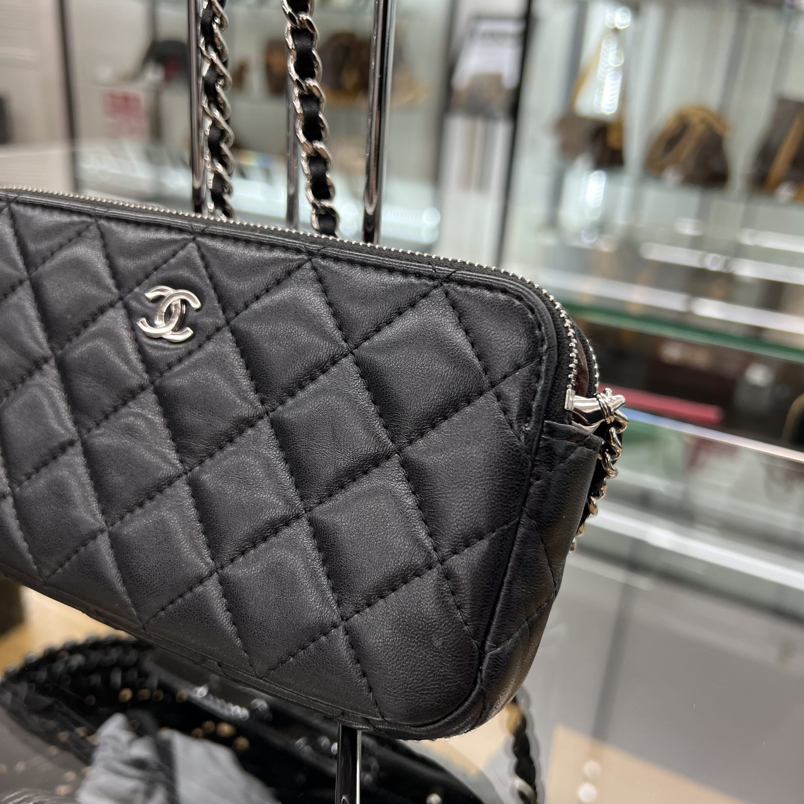 CHANEL/シャネル】マトラッセ チェーンウォレット【買取入荷情報 