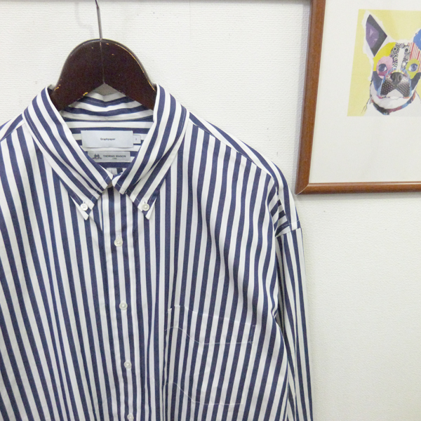 Graphpaper×THOMAS MASON 2019SS ストライプシャツ入荷しました 