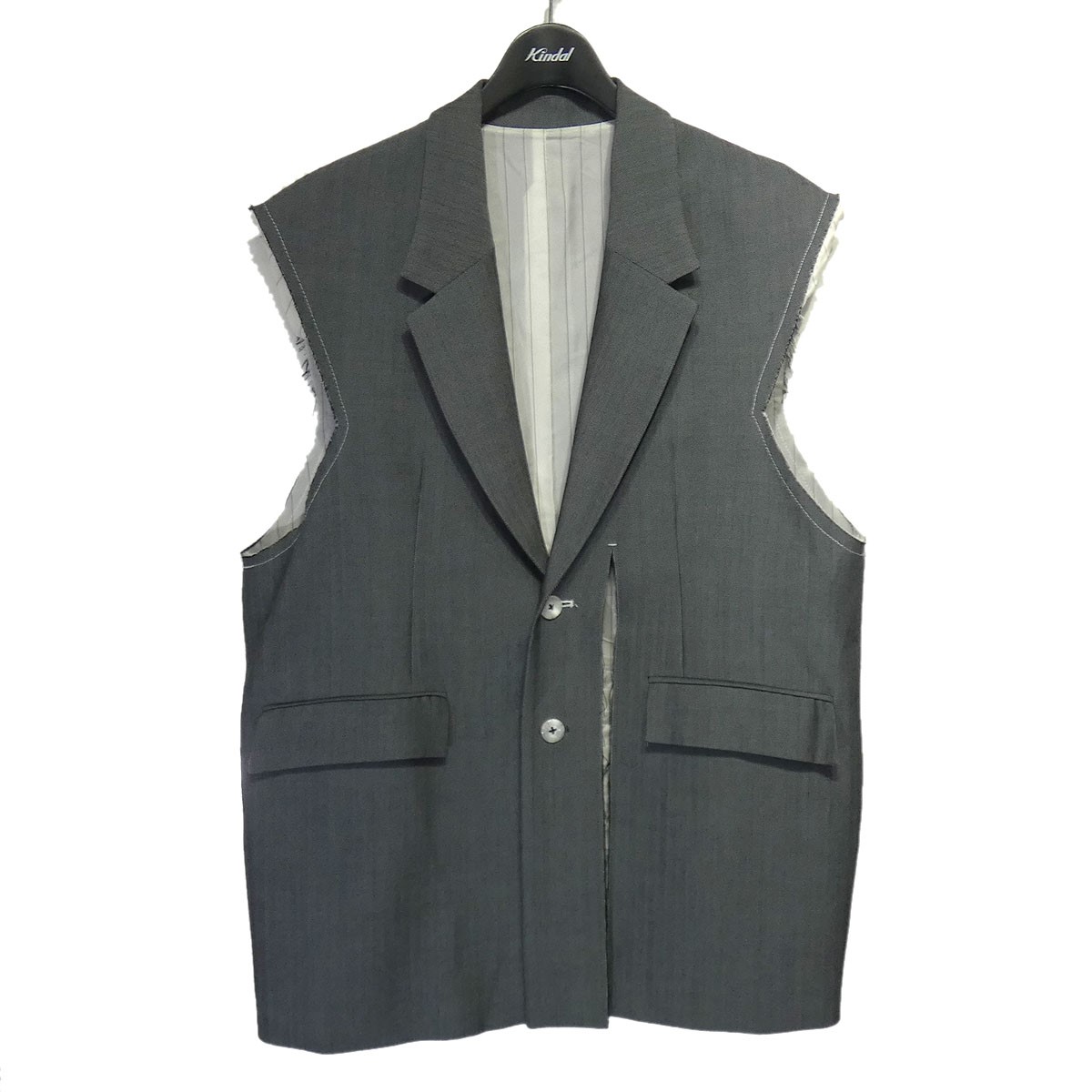 soduk スドーク kudos 21aw random cut vest