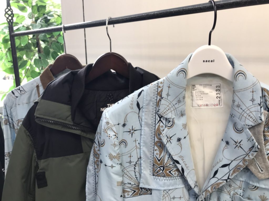 5890サカイ sacai ラグジャガードニット マルチカラー 22SS sacaiの 