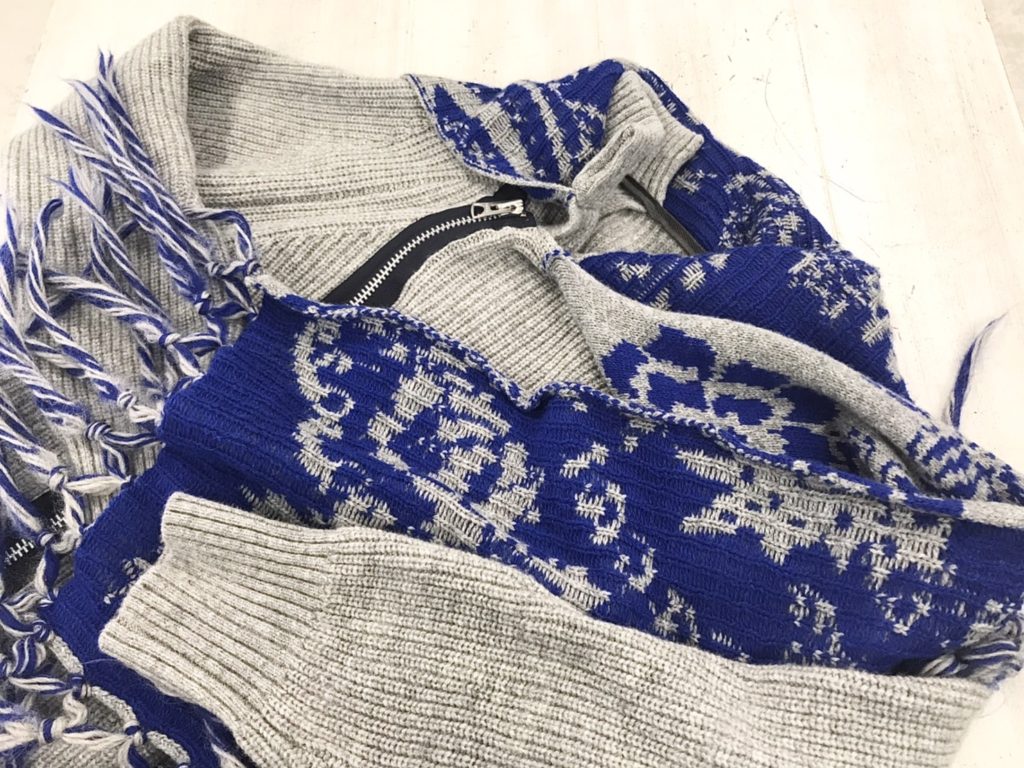 sacai/サカイ】ストールジップニットジャケット【買取入荷情報  