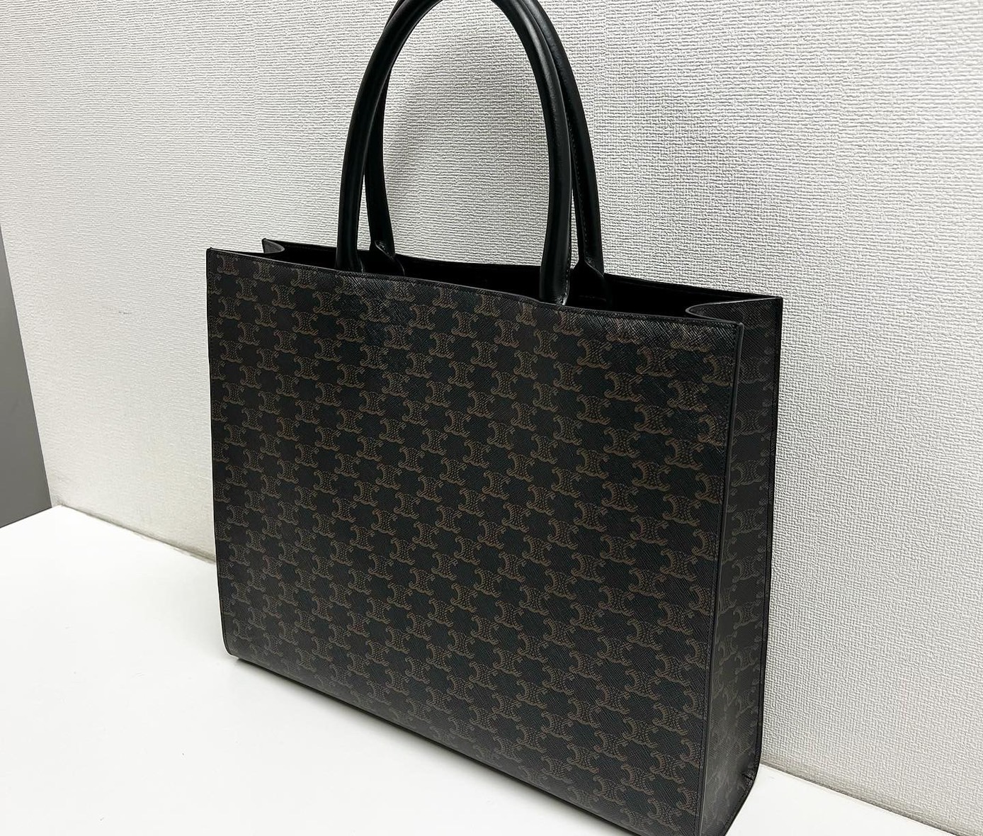 CELINE /セリーヌ】トリオンフキャンバスホリゾンタルカバロゴトート 