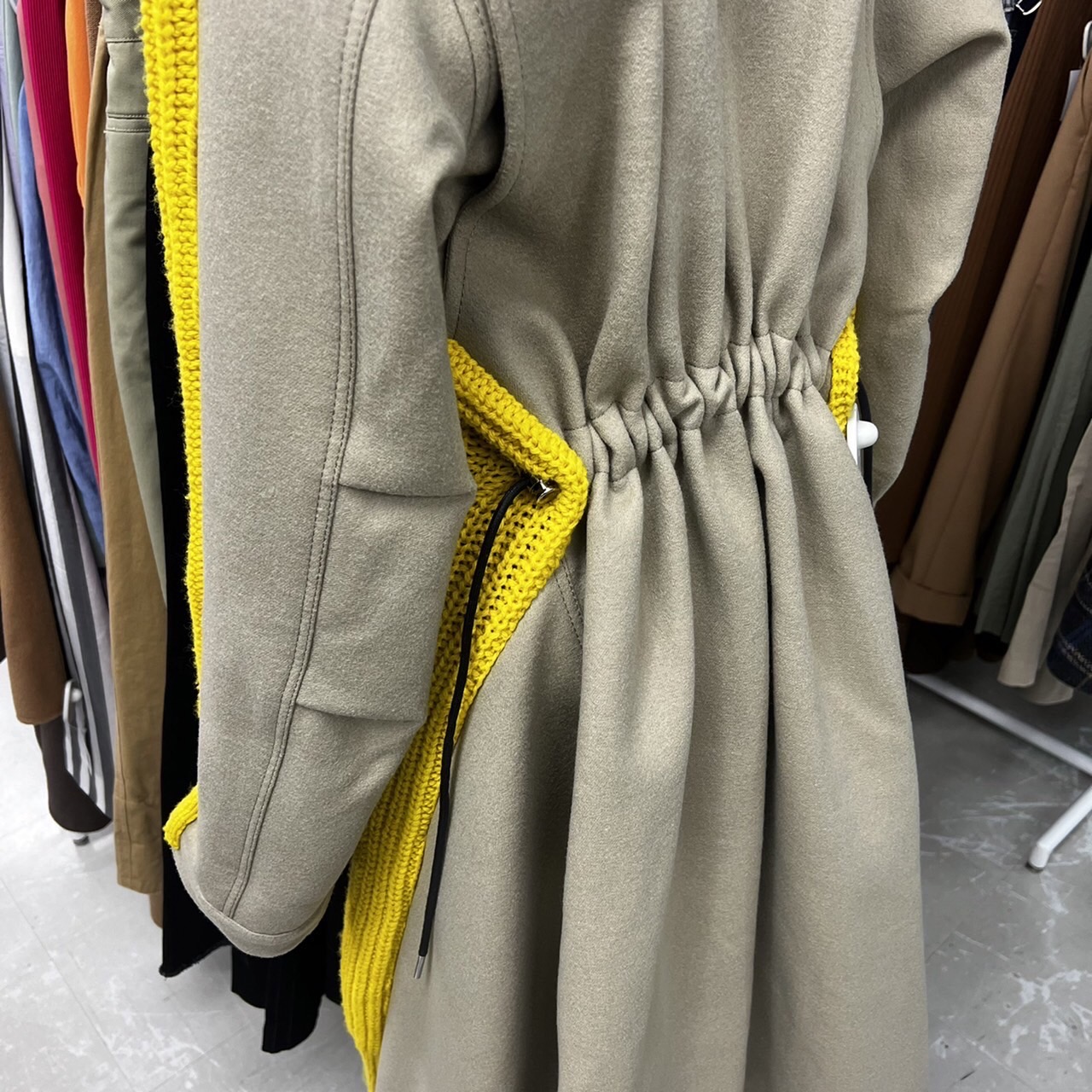 Sacai ウール ドッキング ニットコート | フリマアプリ ラクマ  