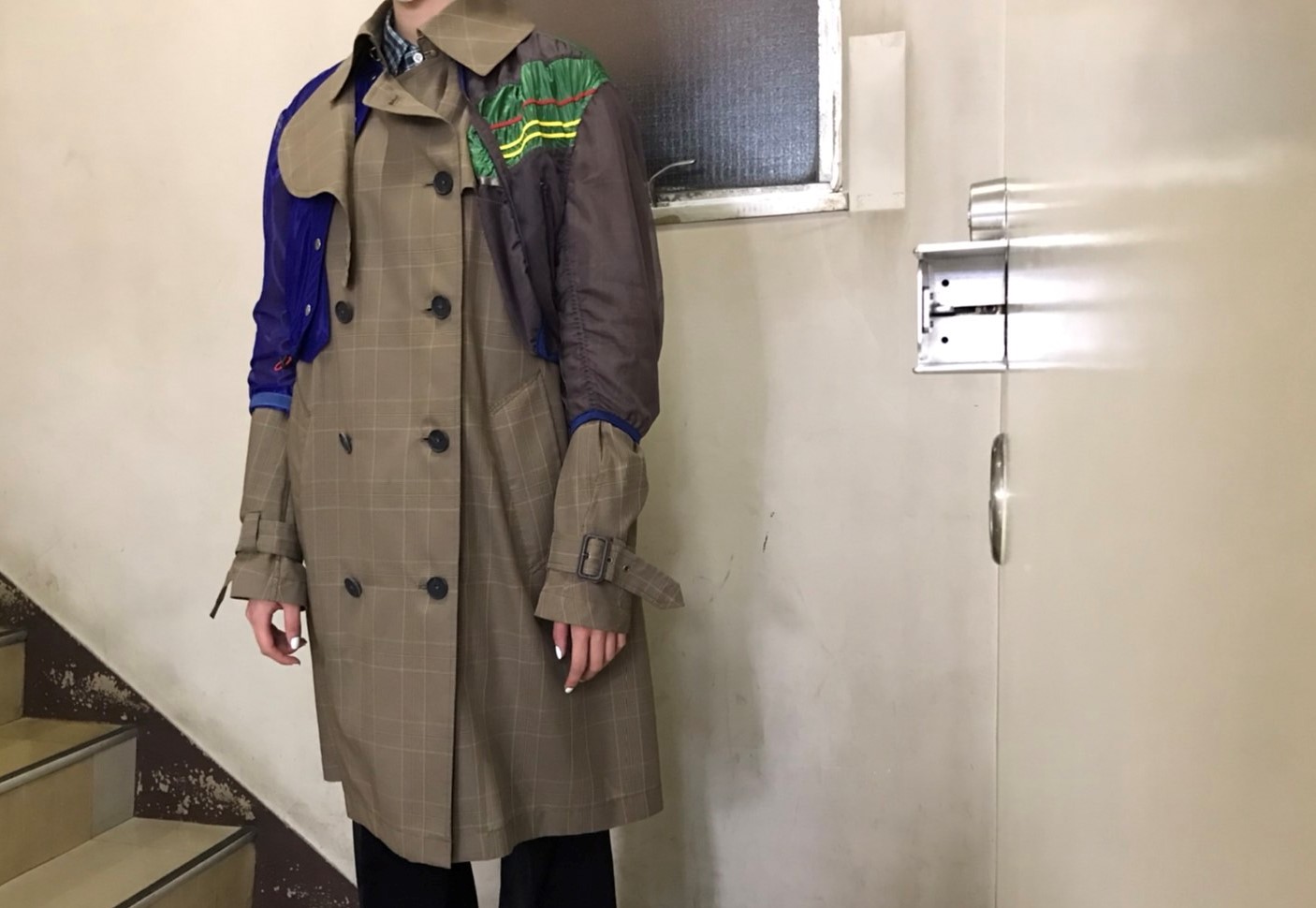 kolor/カラー】再構築チェックトレンチコート【買取入荷情報 