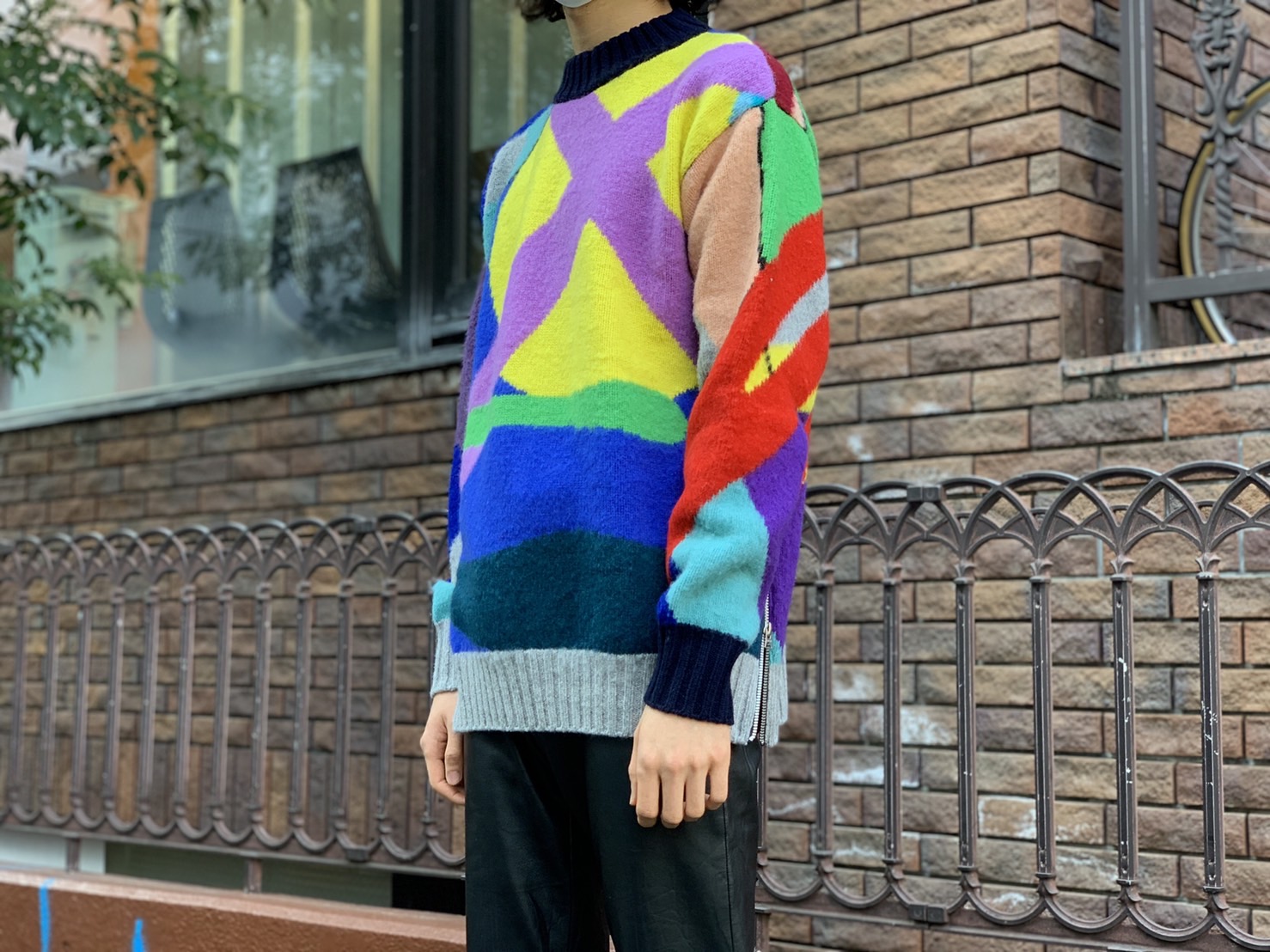 sacai× kaws】ジャガードニットプルオーバー【買取入荷情報 