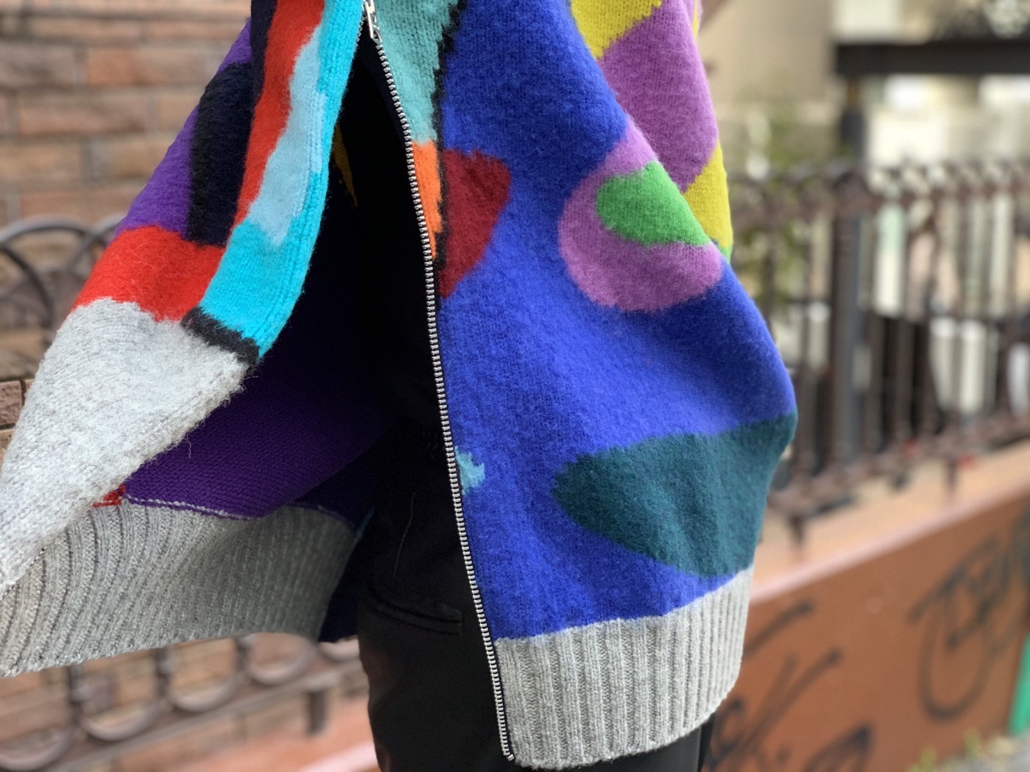sacai× kaws】ジャガードニットプルオーバー【買取入荷情報 