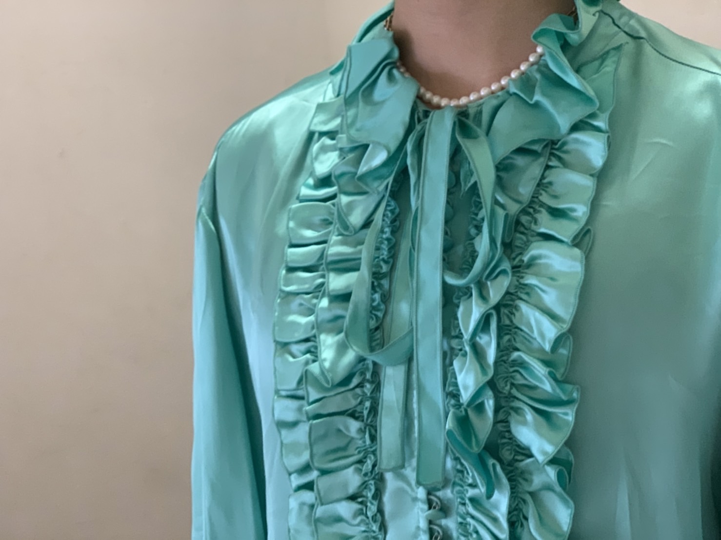 MM6 Maison Margiela】サテンフリルシャツ【買取入荷】 | カインドオル 