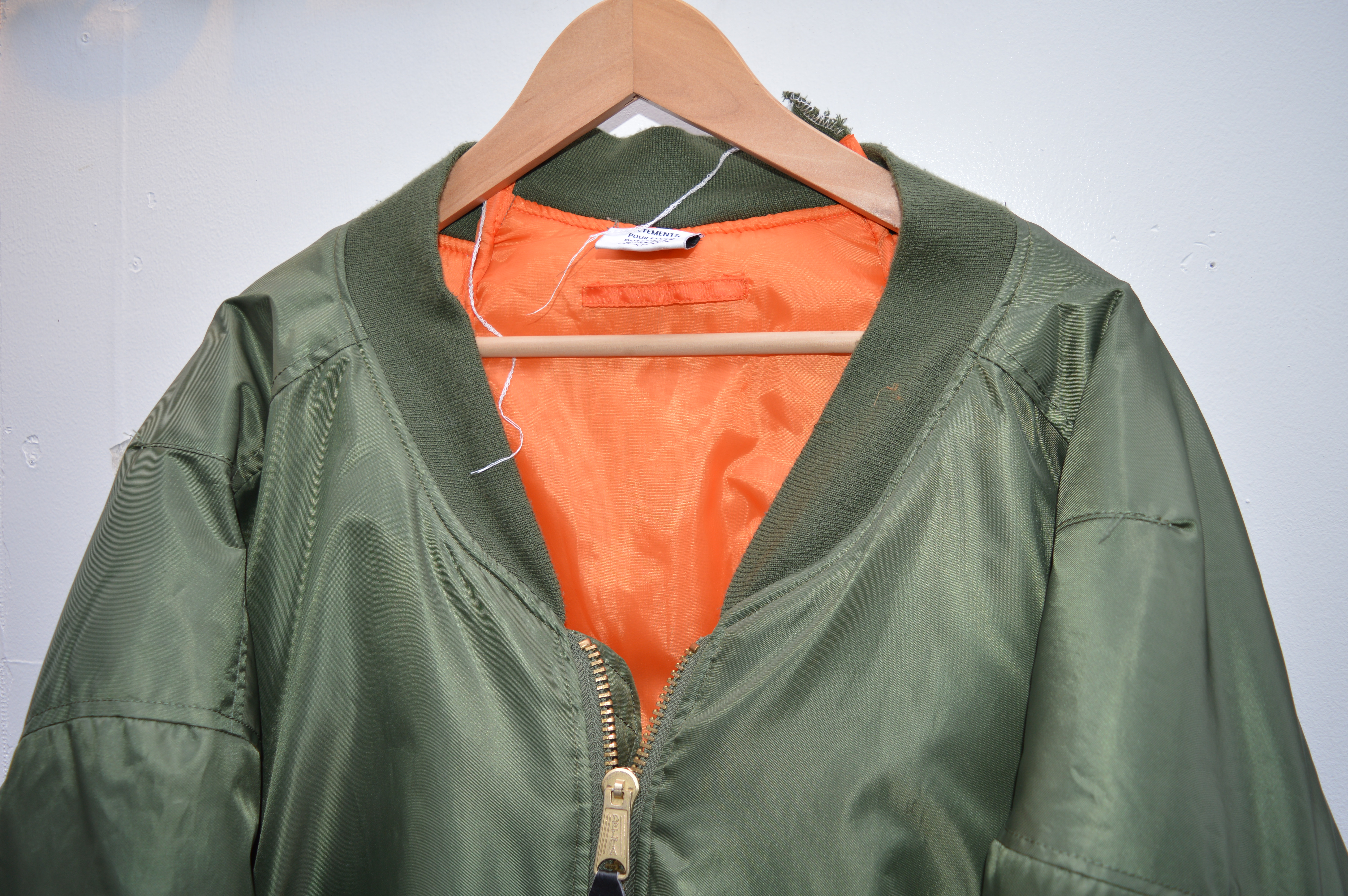 VETEMENTS (ヴェトモン）再構築ＭＡ-1 | カインドオル（kindal）堀江店 