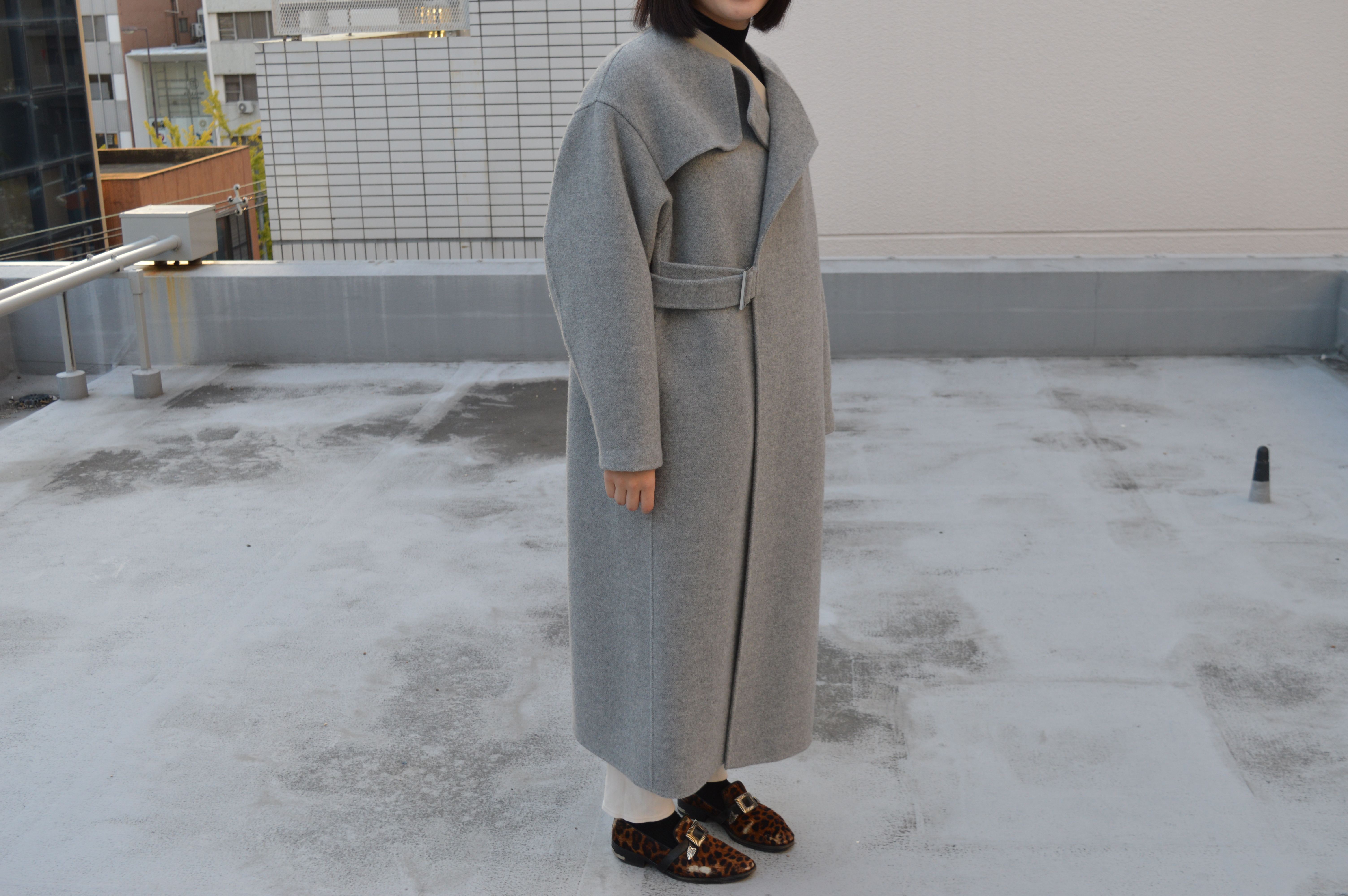 Hyke ハイク DOUBLE FACE TRENCH COAT-