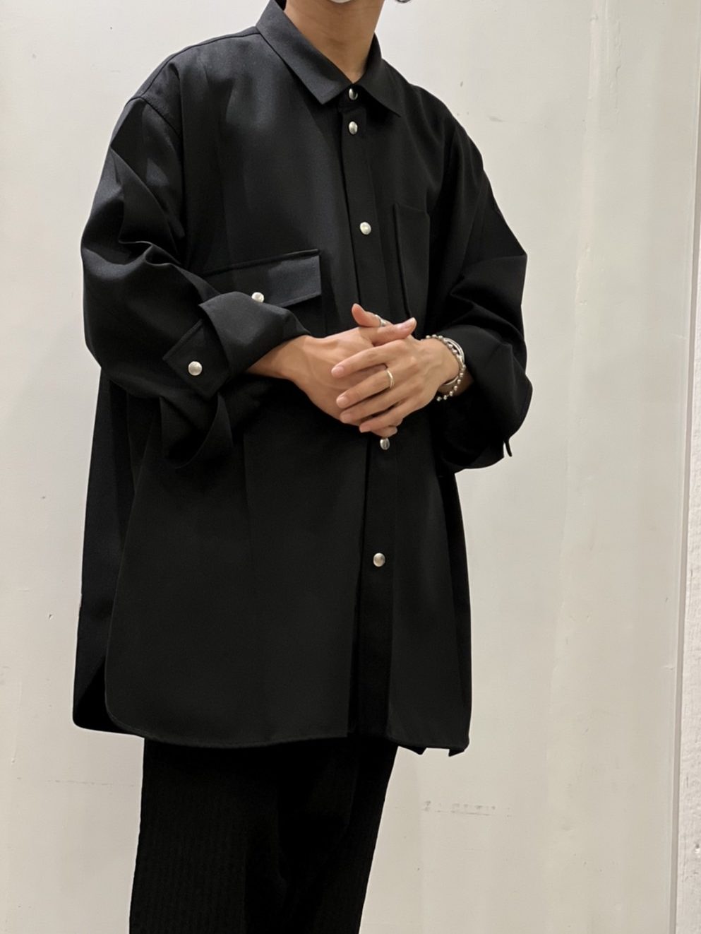 専用)OAMC　MAX SHIRT, POLY　Black