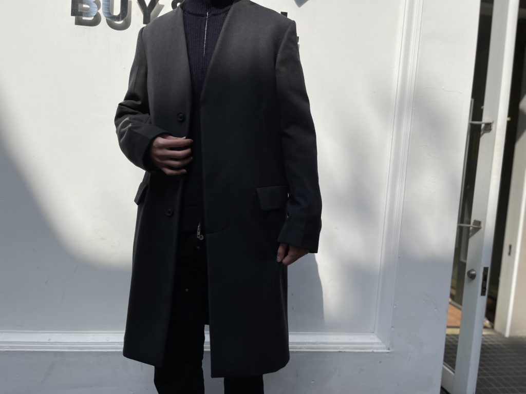 Maison Margiela 配色ロングコート メゾンマルジェラのステンカラー 