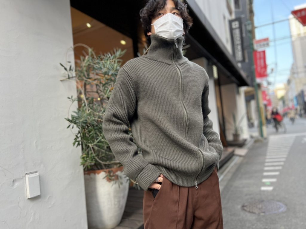 Maison Margiela】ドライバーズニット【ネイビー・ダークグリーン買取 